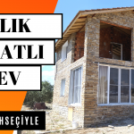 Antalya Manavgat’ta Satılık İki Katlı Doğal Taş Ev ve Arsası