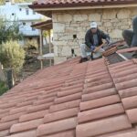 Taş ev kiremit çatı